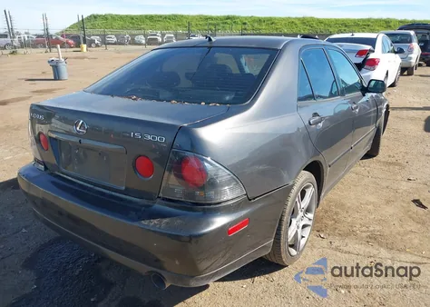 2002 Lexus Is 300 z USA, uszkodzony, nr VIN JTHBD192920053806